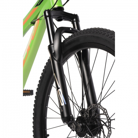 Bicicleta MTB-FS 26" VELORS Matador 2.6, cadru otel 17", manete secventiale, frane disc, 21 viteze, albastru/verde [3]