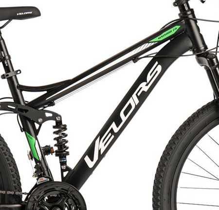 Bicicleta MTB-FS 26" VELORS Matador 2.6, cadru otel 17", manete secventiale, frane disc, 21 viteze [11]