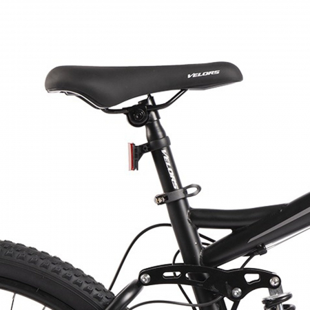 Bicicleta MTB-FS 26" VELORS Matador 2.6, cadru otel 17", manete secventiale, frane disc, 21 viteze, albastru/verde [10]