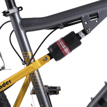 Bicicleta MTB-FS 26" VELORS Thunder 2.6, cadru otel 17", manete index, frane V-Brake, 21 viteze [7]