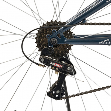 Bicicleta MTB-FS 26" VELORS Thunder 2.6, cadru otel 17", manete index, frane V-Brake, 21 viteze [6]