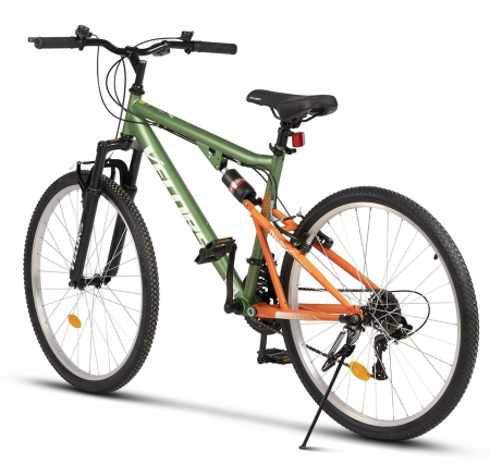 Bicicleta MTB-FS 26" VELORS Thunder 2.6, cadru otel 17", manete index, frane V-Brake, 21 viteze [2]