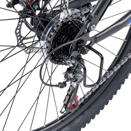 Bicicleta MTB-FS 27.5" E-CARPAT, cadru otel 17", manete secventiale, frane disc, 21 viteze [8]