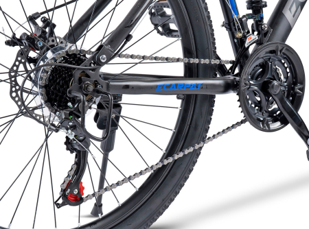 Bicicleta MTB-FS 27.5" E-CARPAT, cadru otel 17", manete secventiale, frane disc, 21 viteze [7]