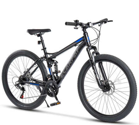 BICICLETE MTB-FS - Bicicleta MTB-FS 27.5" E-CARPAT, cadru otel 17", manete secventiale, frane disc, 21 viteze