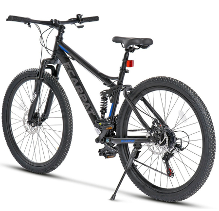 Bicicleta MTB-FS 27.5" E-CARPAT, cadru otel 17", manete secventiale, frane disc, 21 viteze [2]