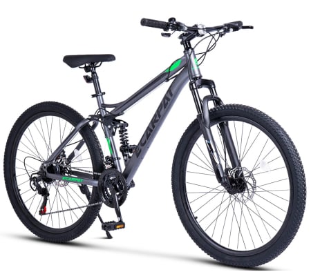 BICICLETE - Bicicleta MTB-FS 27.5" E-CARPAT, cadru otel 17", manete secventiale, frane disc, 21 viteze