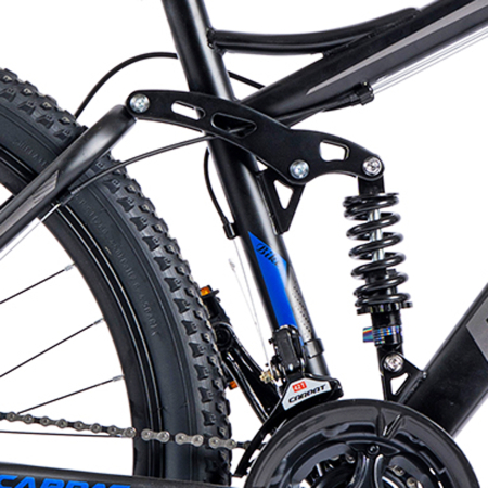 Bicicleta MTB-FS 26" E-CARPAT, cadru otel 16.5", manete secventiale, frane disc, 21 viteze [10]