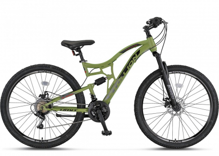 BICICLETE MTB-FS - Bicicleta MTB-FS 27.5" UMIT Stallion 2D, cadru otel 16", manete revoshift, frane disc, 21 viteze