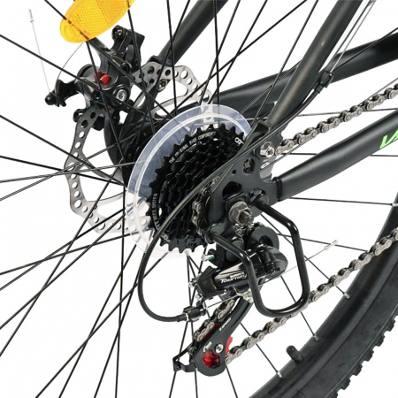Bicicleta MTB-FS 27.5" VELORS Matador 2.7, cadru otel 17", manete secventiale, frane disc, 21 viteze [8]