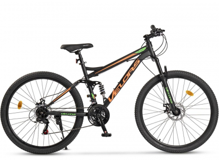 Bicicleta MTB-FS 27.5" VELORS Matador 2.7, cadru otel 17", manete secventiale, frane disc, 21 viteze [1]