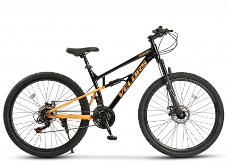 BICICLETE MTB-FS - Bicicleta MTB-FS 27.5" VELORS Trail 2.7, cadru otel, manete secventiale, frane disc, 21 viteze