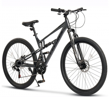 Bicicleta MTB-FS 27.5" VELORS Trail 2.7, cadru otel, manete secventiale, frane disc, 21 viteze [1]
