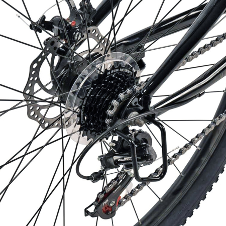 Bicicleta MTB-FS 27.5" VELORS Trail 2.7, cadru otel, manete secventiale, frane disc, 21 viteze [7]