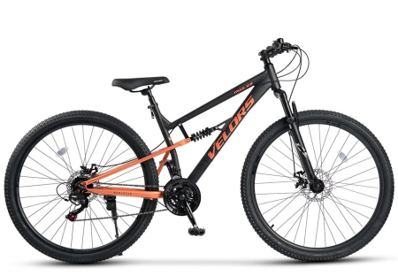 Bicicleta MTB-FS 27.5" VELORS Trail 2.7, cadru otel, manete secventiale, frane disc, 21 viteze [2]