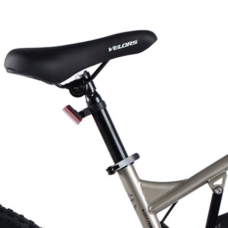 Bicicleta MTB-FS 27.5" VELORS Vector 2.7, cadru otel 17", jante magneziu, manete secventiale, frane disc, 21 viteze, argintiu [9]