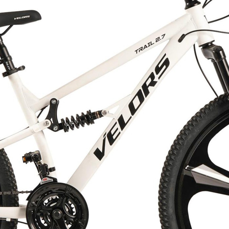 Bicicleta MTB-FS 27.5" VELORS Trail 2.7 SE, cadru otel 17", jante magneziu, manete secventiale, frane disc, 21 viteze [9]