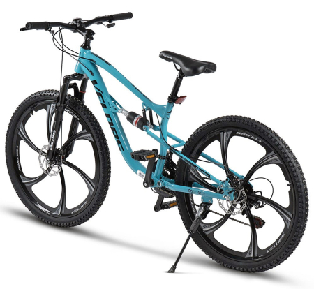Bicicleta MTB-FS 26" VELORS Vector 2.6, cadru otel 17", jante magneziu, manete secventiale, frane disc, 21 viteze [2]