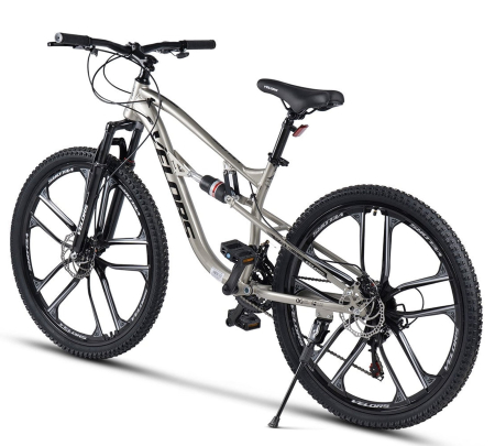 Bicicleta MTB-FS 26" VELORS Vector 2.6, cadru otel 17", jante magneziu, manete secventiale, frane disc, 21 viteze [2]