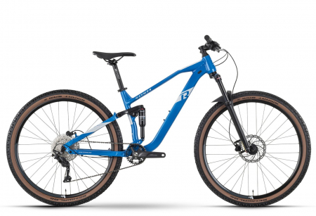 Bicicleta MTB-FS 29" RAYMON 120 3.0, cadru aluminiu 16.5", manete secventiale, frane hidraulice, 11 viteze, albastru [1]