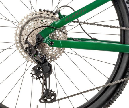 Bicicleta MTB-FS 29" RAYMON Yara 120 Pro, cadru aluminiu, manete secventiale, frane hidraulice, 12 viteze, verde [5]