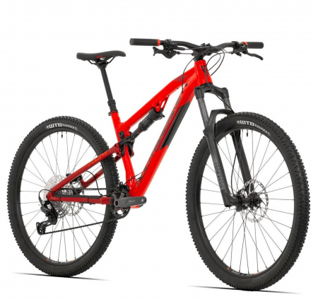 BICICLETE MTB-FS - Bicicleta MTB-FS 29" ROCK MACHINE Blizzard XCM 30-29, cadru aluminiu, manete secventiale, frane hidraulice, 11 viteze,  rosu