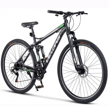 BICICLETE MTB-FS - Bicicleta MTB-FS 29" VELORS Matador 2.9, cadru otel 17", manete secventiale, frane disc, 21 viteze