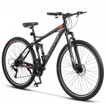 BICICLETE - Bicicleta MTB-FS 29" VELORS Matador 2.9, cadru otel 17", manete secventiale, frane disc, 21 viteze