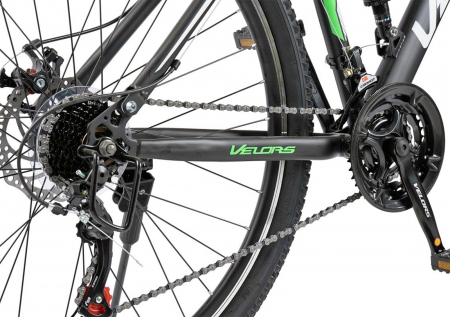 Bicicleta MTB-FS 29" VELORS Matador 2.9, cadru otel 17", manete secventiale, frane disc, 21 viteze [8]