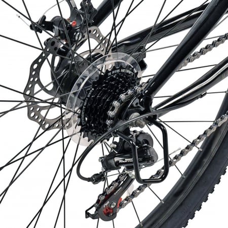 Bicicleta MTB-FS 29" VELORS Trail 2.9, cadru otel, manete secventiale, frane disc, 21 viteze [7]