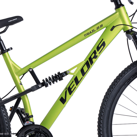 Bicicleta MTB-FS 29" VELORS Trail 2.9, cadru otel, manete secventiale, frane disc, 21 viteze [11]