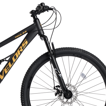 Bicicleta MTB-FS 29" VELORS Trail 2.9, cadru otel, manete secventiale, frane disc, 21 viteze [4]