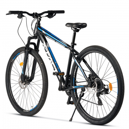 Bicicleta MTB-HT 29" X-FACT Atlas, cadru aluminiu 18", manete RevoShift, frane hidraulice, 21 viteze, negru/albastru [2]