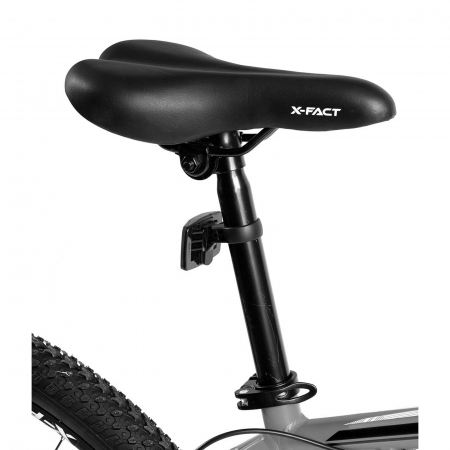 Bicicleta MTB-HT 29" X-FACT Atlas, cadru aluminiu 18", manete RevoShift, frane hidraulice, 21 viteze, negru/albastru [10]