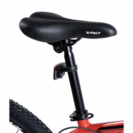 Bicicleta MTB-HT 29" X-FACT Atlas, cadru aluminiu 18", manete RevoShift, frane hidraulice, 21 viteze, rosu [9]