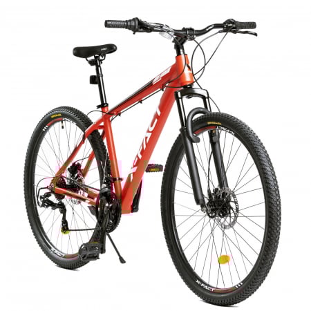 BICICLETE MOUNTAIN BIKE - Bicicleta MTB-HT 29" X-FACT Atlas, cadru aluminiu 18", manete RevoShift, frane hidraulice, 21 viteze, rosu