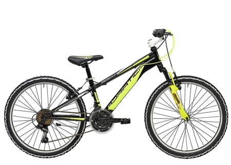 24" (varsta peste 10 ani) - Bicicleta MTB-HT 24" ADRIATICA Rock, cadru otel 14", manete revoshift, frane V-Brake, 18 viteze
