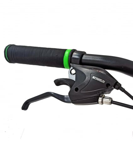 Bicicleta MTB-HT 24" BR Storm One, cadru otel 14", manete secventiale, frane disc, 21 viteze [5]