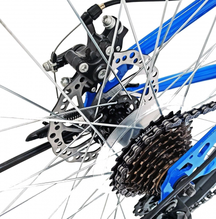 Bicicleta MTB-HT 24" BR Storm One, cadru otel 14", manete secventiale, frane disc, 21 viteze [8]