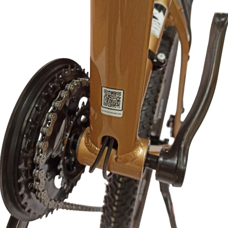 Bicicleta MTB-HT 24" BR Tornado ProMG, cadru aluminiu 13", jante magneziu, manete secventiale, frane disc, 21 viteze [14]