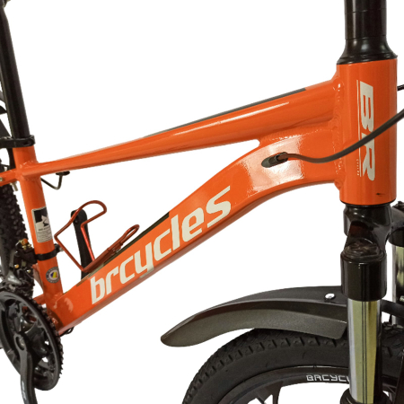 Bicicleta MTB-HT 24" BR Tornado ProMG, cadru aluminiu 13", jante magneziu, manete secventiale, frane disc, 21 viteze [15]