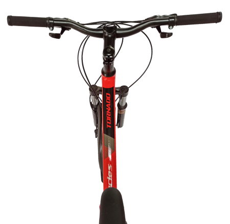 Bicicleta MTB-HT 24" BR Tornado ProMG, cadru aluminiu 13", jante magneziu, manete secventiale, frane disc, 21 viteze [6]