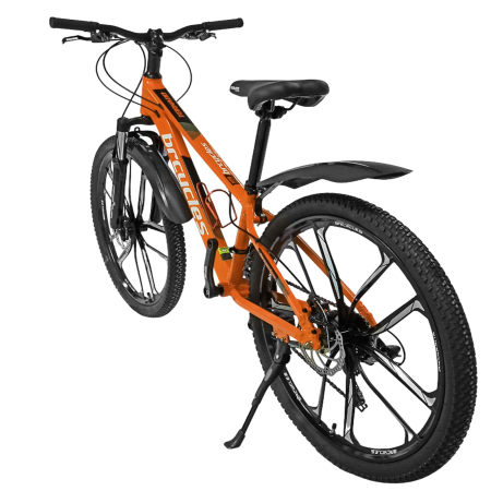 Bicicleta MTB-HT 24" BR Tornado ProMG, cadru aluminiu 13", jante magneziu, manete secventiale, frane disc, 21 viteze [2]