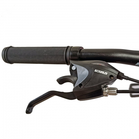 Bicicleta MTB-HT 24" BR Tsunami Pro2008, cadru otel 14", manete secventiale, frane disc, 21 viteze, violet [5]