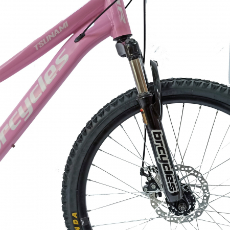 Bicicleta MTB-HT 24" BR Tsunami Pro2008, cadru otel 14", manete secventiale, frane disc, 21 viteze, violet [1]