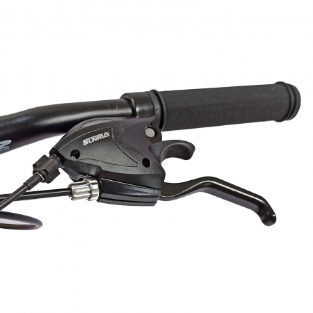 Bicicleta MTB-HT 24" BR Tsunami Pro2008, cadru otel 14", manete secventiale, frane disc, 21 viteze, violet [6]