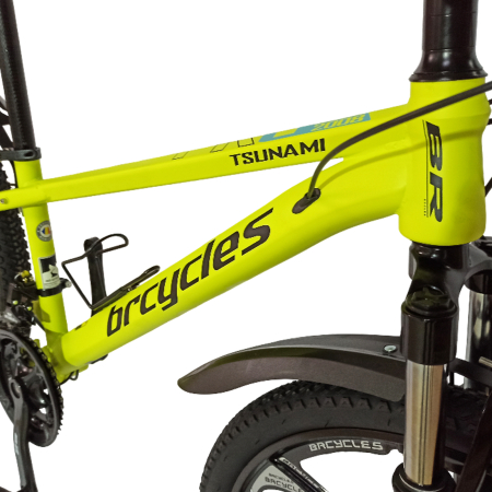 Bicicleta MTB-HT 24" BR Tsunami ProMG, cadru otel 13", jante magneziu, manete secventiale, frane disc, 21 viteze [13]