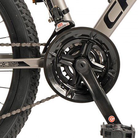 Bicicleta MTB-HT 24" CARPAT Montana, cadru aluminiu 14.5", manete RevoShift, frane disc, 21 viteze [5]