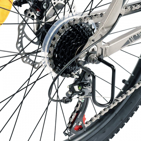 Bicicleta MTB-HT 24" CARPAT Montana, cadru aluminiu 14.5", manete RevoShift, frane disc, 21 viteze [8]