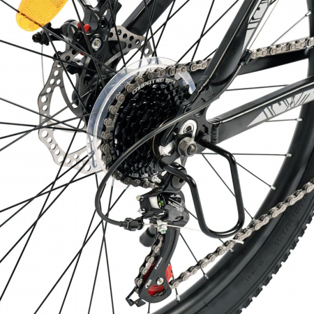 Bicicleta MTB-HT 24" CARPAT Montana, cadru aluminiu 14.5", manete RevoShift, frane disc, 21 viteze [8]
